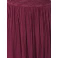 thumbnail image 6 of Rayon Womens Skirts Gauze High Waist Skirt for Women Solid Midi Skirt for Ladies Long Knee Length Girls Fashion Online By Oussum, 6 of 6
