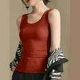 thumbnail image 5 of Meichang Workout Tank Top Woman Cropped Top Sleeveless Round Neck Ribbed Undershirt Slim Fit Solid Basic Tops Running Yoga Athletic Tank Tops, 5 of 7