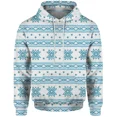 thumbnail image 2 of Sudadera con capucha de copo de nieve para hombre, sudadera con capucha con impresión 3D para hombre, ropa moderna Y2k, sudadera con capucha de Papá Noel para hombre, regalo, piña duradera, 2 of 5