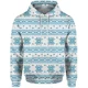 thumbnail image 2 of Sudadera con capucha de copo de nieve para hombre, sudadera con capucha con impresión 3D para hombre, ropa moderna Y2k, sudadera con capucha de Papá Noel para hombre, regalo, piña duradera, 2 of 5