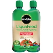 Miracle-Gro LiquaFeed Tomato, Fruits & Vegetables Plant Food, 2-Pack Refills