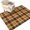 ChestnutBrown,TanBeige,Cream,Taupe, variant on Area Rugs 3'x5', Burnt Orange Plaid Carpet Runner Indoor Outdoor Rugs Home Decor Aesthetic, Farmhouse Retro Black Checkered Non Slip Mats Washable Accent Rug for Living Room Bedroom