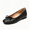 Black, variant on Women Ballet Flats Bow Round Toe Snakeskin Dress Shoes Comfort Casual Office Shoes