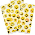 thumbnail image 2 of 100 Emoji Cellophane Bags Assorted Emojis Plastic, 2 of 6