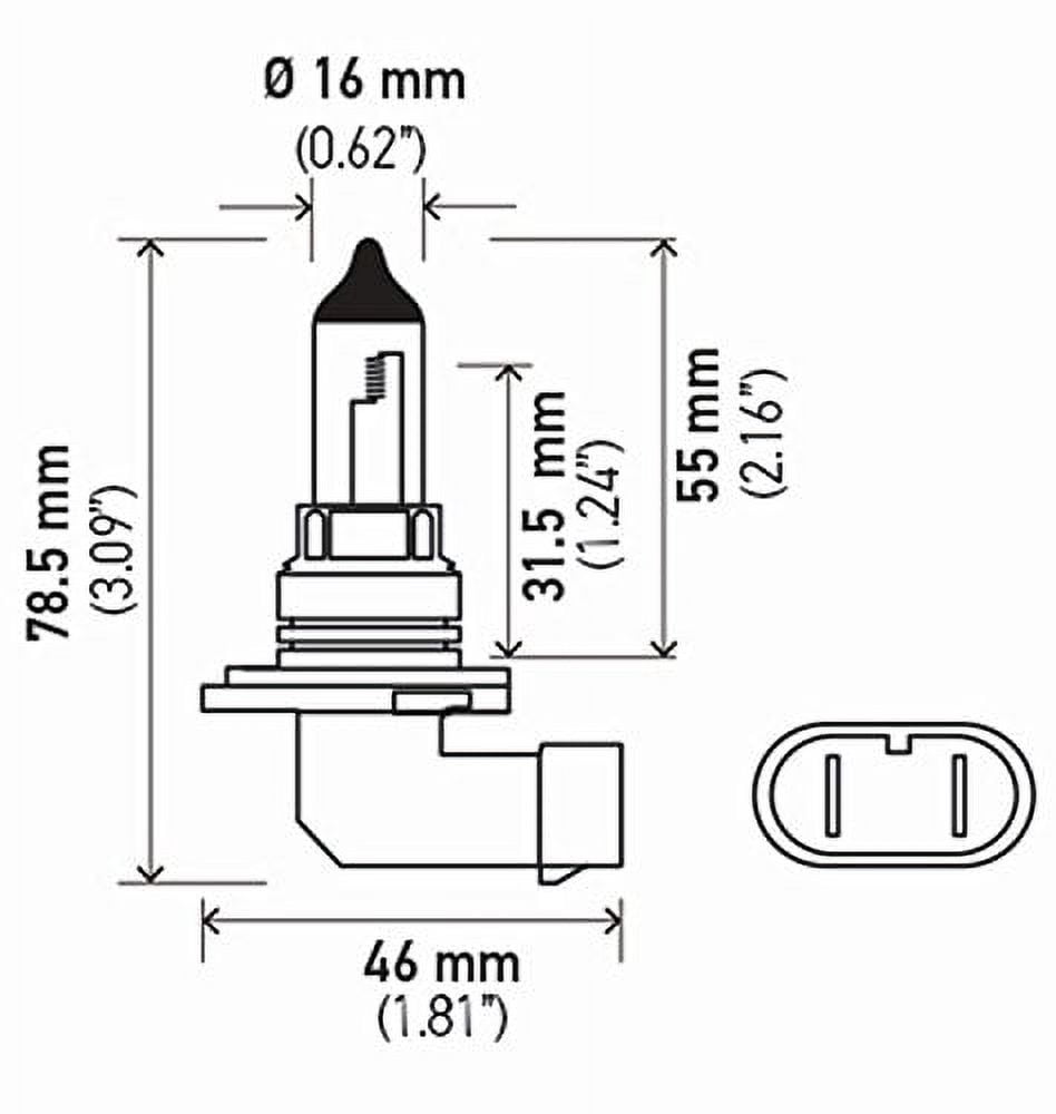 Hella 9006 80WTB Hella Headlight Bulb