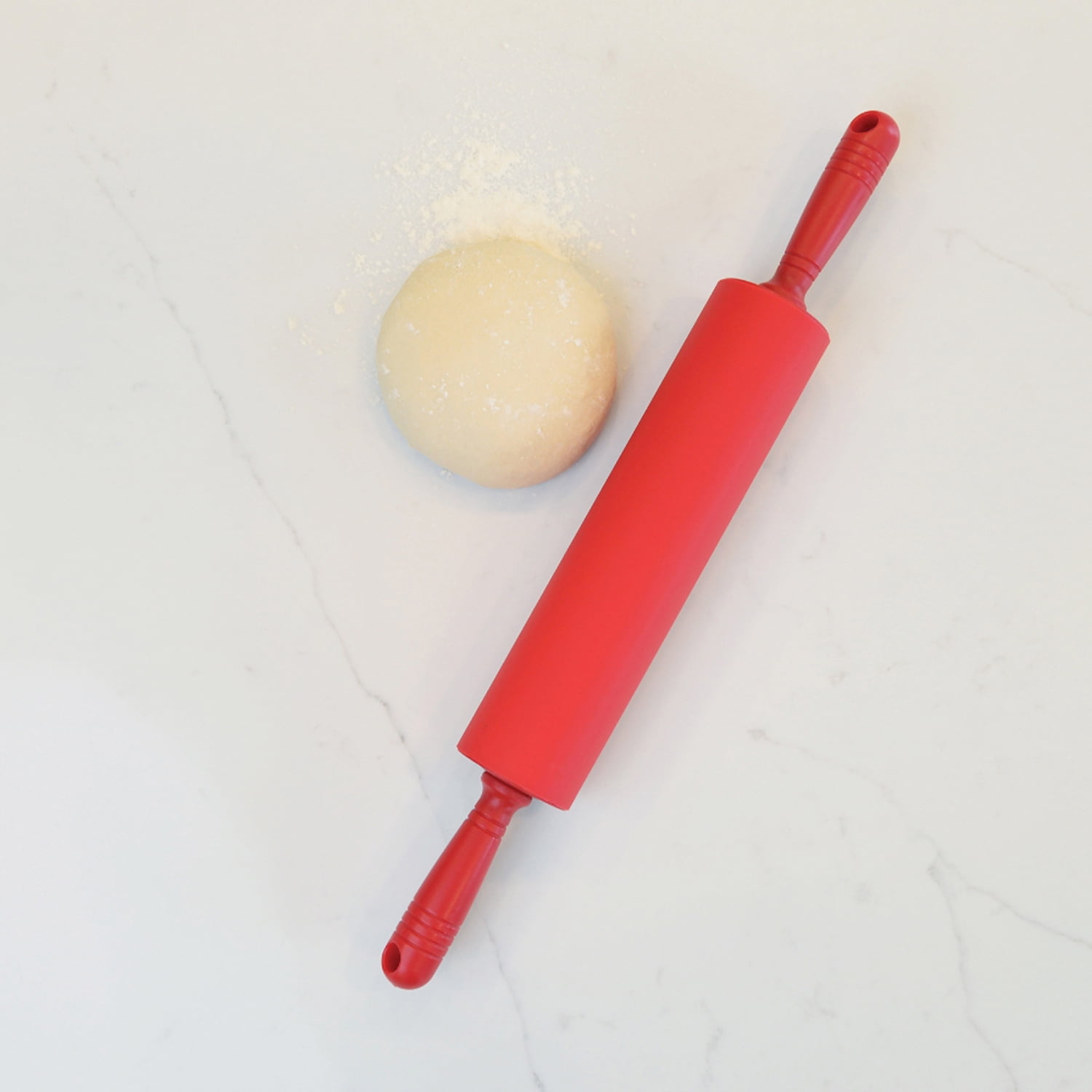 Better Houseware Silicone Rolling Pin (Red), 615/R