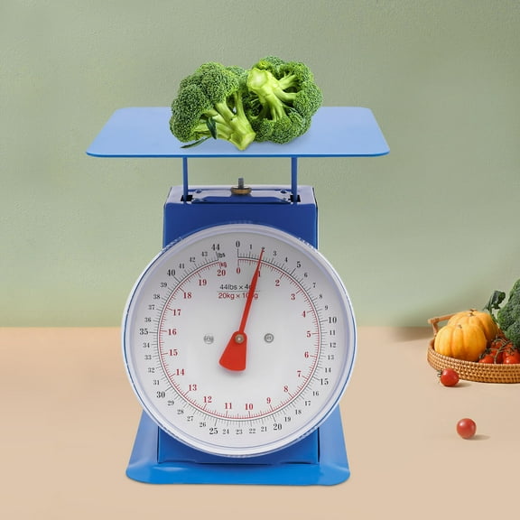 Industrial & Heavy Duty Portion-Control Mechanical Dial Scale Tabletop Blue kg/lbs