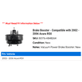 thumbnail image 2 of Brake Booster - Compatible with 2002 - 2006 Acura RSX 2003 2004 2005, 2 of 2
