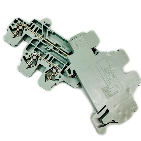 870-501 Connector Terminal Block, DIN RAIL, 4POS, 12AWG; No. of Positions:4Positions; Wire Size AWG