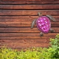thumbnail image 3 of GUOOL Decor Sea Turtle Wall Decor Metal Wall Art - Creature Nature Lover Wall Hanging Red, 3 of 7