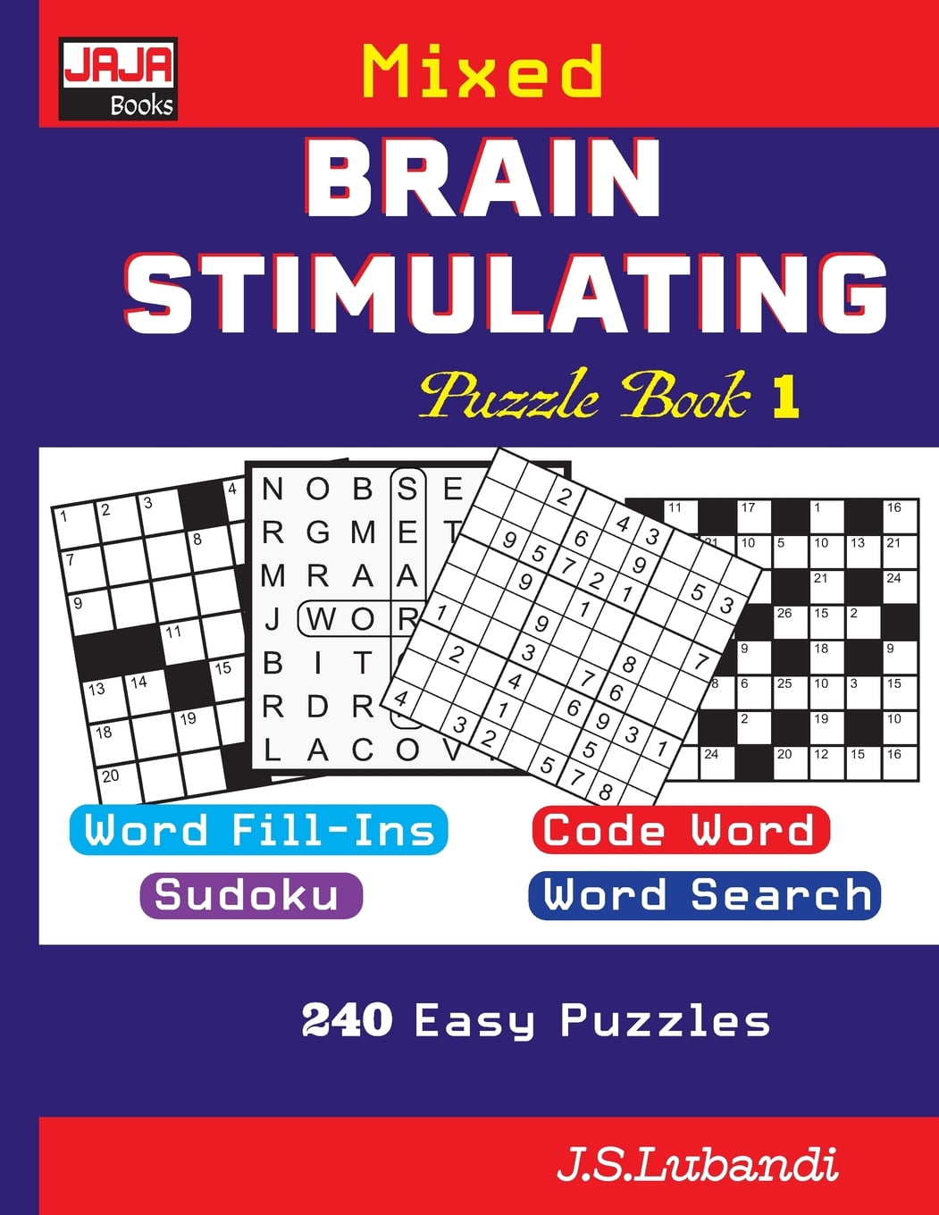240 Entertaining Puzzles 60 Word FillIns, 60 Word Searches Mixed