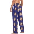 thumbnail image 6 of Top-kevin Cute Black Cats Custom Pajama Pants Mens Lounge Pants Super Soft Personalized Men Pajama Bottoms with Pockets Drawstring, 6 of 13