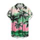 thumbnail image 3 of Mens Casual Manga Corta Botón Abajo Camisas Impresas Bolsillo Turndown Cuello Blusa para Verano Al Aire Libre Casual Uso Diario Hombre Manga Corta Botón Abajo Camisas con Bolsillo, 3 of 6