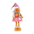 thumbnail image 3 of Muñeco de jengibre para decoración navideña, juguete, estatua navideña, figuras navideñas, adornos, adorno navideño, muñeco de pie para decoración de Estilo B, 3 of 8