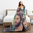 thumbnail image 5 of Can Model Yaman Throw Blanket, Ultra Soft Flannel Fleece Lightweight Throw Blankets Warm Air Conditioning Blanket For Couch Sofa Bed 60x50 Inch, 5 of 6
