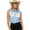 Light Blue*, variant on RUTAYY Men's Shirts Solid Color Tassel Cowboy Sleeveless Button Down Comfortable Breathable Tops Classic Beach Blouse
