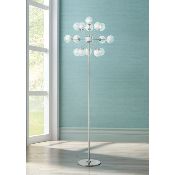 Possini Euro Design Mid Century Modern Floor Lamp Sputnik Style 16 Light Chrome Opal Glass Orbs For Living Room Reading Bedroom Com - Mid Century Modern Floor To Ceiling Lamp Possini Euro Design Mid Century Modern Floor Lamp Sputnik Style 16 Light Chrome Opal Glass Orbs For Living Room Reading Bedroom Com - Mid Century Modern Floor To Ceiling Lamp