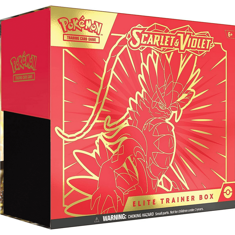 大人も着やすいシンプルファッション Elite Violet & Scarlet TCG: Pokemon Trainer Packs with Box ポケモンカードゲーム