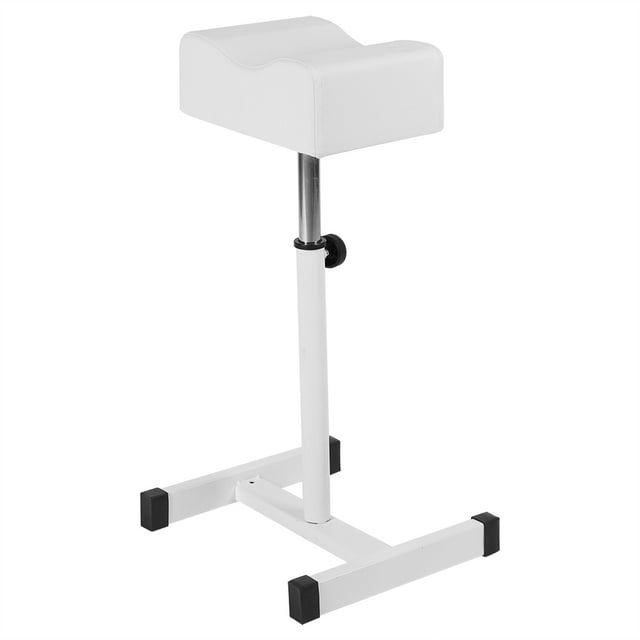 Silla de maquillaje de altura ajustable para el hogar, tienda, asiento cómodo, cojín, taburete blanco