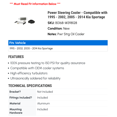 thumbnail image 2 of Power Steering Cooler - Compatible with 1995 - 2002, 2005 - 2014 Kia Sportage 1996 1997 1998 1999 2000 2001 2006 2007 2008 2009 2010 2011 2012 2013, 2 of 2