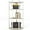 Silver, variant on Gymax 4-Tier Adjustable Garage Storage Utility Rack Corner Shelving Unit for Warehouse Silver