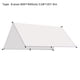 thumbnail image 4 of Soidarity Toldo parasol Toldos impermeables Toldos portátiles para acampar al aire libre Tienda de pesca Lona Refugio protector con bolsa de carpas Blanco 3x4m Soidarity OD023671-05, 4 of 6