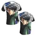 thumbnail image 5 of Attack On Titan Men's Short-Sleeve T-Shirt Summer Casual Tee Top Breathable Crewneck T-Shirt Large, 5 of 7