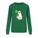 thumbnail image 2 of TaTaai 2026 Fall Women’s St. Patrick‘s Day Print Sweatshirt Round Neck Long Sleeve Loose Pullover Casual Solid Base Fashion Top Soft Polyester Daily Gift, 2 of 6