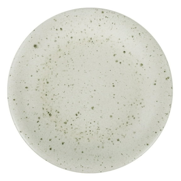 BIDK Home Round Stoneware Dinner Plate - 11" - White
