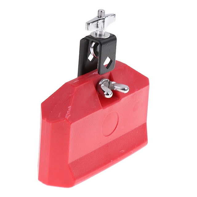 Milaget ABS Cowbell Drum Percussion Musical Accessory for Drum Lovers - Red, #1
