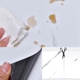 thumbnail image 3 of Etiqueta engomada del piso del PVC de la cocina del baño Papel pintado autoadhesivo del azulejo del baño Papel pintado impermeable del fondo de mármol de la sala de estar Papel pintado imper, 3 of 5