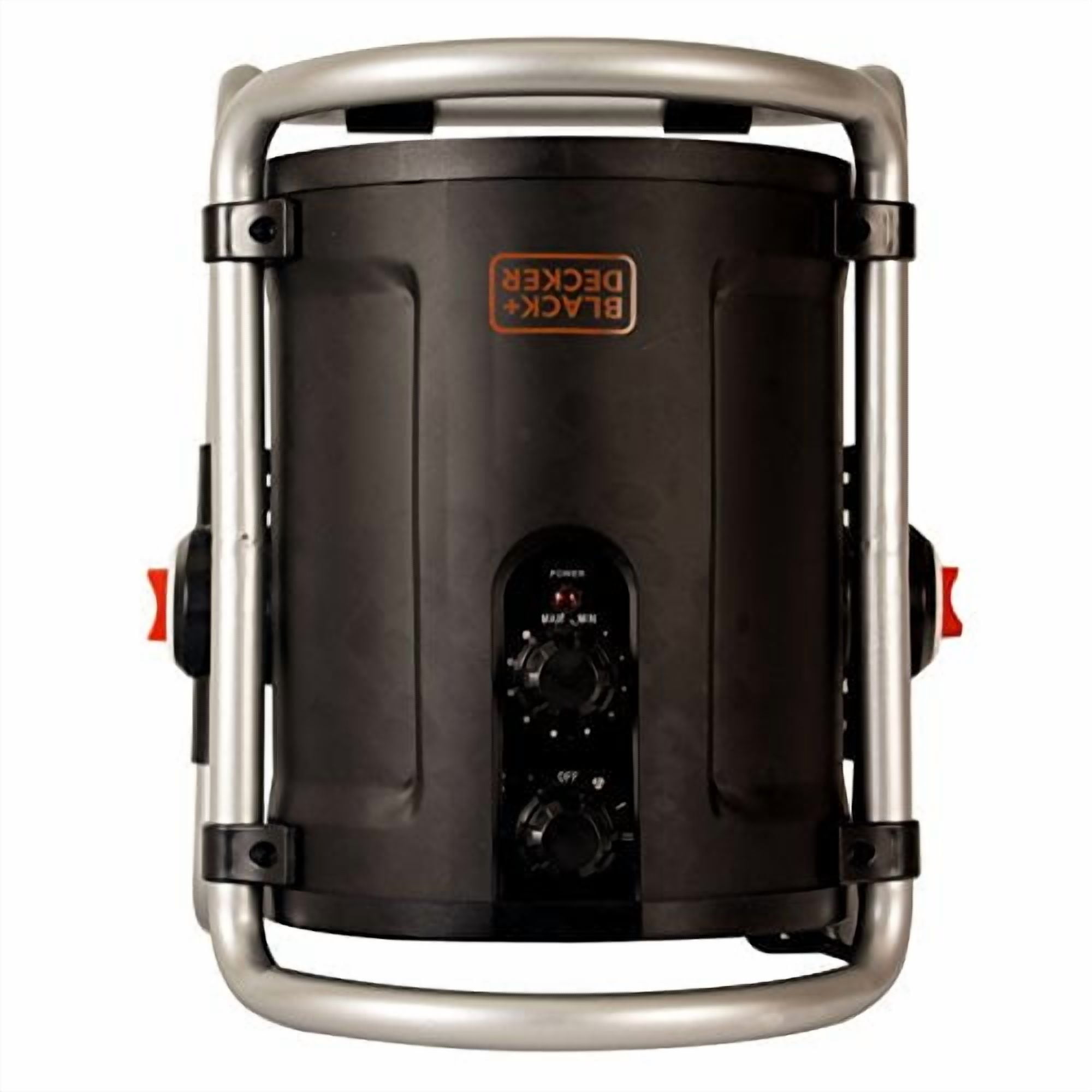 BLACK+DECKER 1500W Space Heater, Room Heater with Low, Medium & Fan Settings & Carry Handle for Transportation