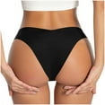 thumbnail image 6 of Busydd Womens Underwear Stretch Ice Slik Briefs No Show Underwear for Women Soft Seamless Bikini Underwear for Women, 6 of 9