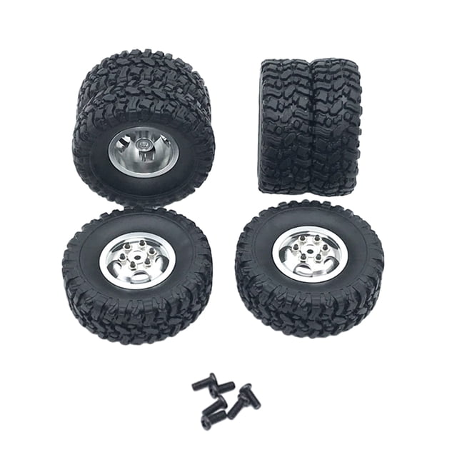 Xingzhi RCGOFOLLOW Aluminum Alloy Wear-resistant Wheel Rims Wear-resistant Rc Wheel Rims For 1/16 Rc Wheel Rims WPL C14 Silver