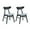 Black | 30.7"H, variant on Tcbosik Upholstered Chairs Set of 2, Mid Century Modern Dining Chair with Wooden Frame, Kitchen Chair with Curved Backrest, Easy Assembly, Black