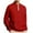 Red, variant on Kilaqueen Quarter Zip Sweatshirt for Men Long Sleeve Solid Color Pullover Tops with Pocket Casual Comfy Trendy Sweatshirt