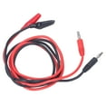 thumbnail image 1 of  Clips Test Leads, Electronic Test Lead Set Heat Resistant 41in/104cm Line Length 2000V 20A Superconducting Safe  For Electrical Testing, 1 of 8