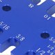 thumbnail image 3 of Dovetail Jig Tenon Caliper Aluminum Metric Imperial Scale Card Measuring Woodworking Tool Blue, 3 of 5
