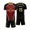 YHTZ4739, variant on Blue Lock Anime Jersey Futsal Pattern Vl Replika Bastard Munich Men Short Sleeve Shorts Set Women's Street Casual Sports T Shirt