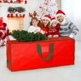 thumbnail image 6 of HongHeng Christmas Tree Storage Bag, Artificial Christmas Tree Storage Box, Waterproof Xmas Tree Storage Tote, Oxford Material with Durable Handles & Zipper, Protects from Moisture & Dust, 6 of 9