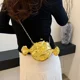 thumbnail image 4 of Bolso de mano de noche geométrico dorado de lujo 2024, bolso de boda de moda, bolso de lápiz labial, bolso de mujer, bolso cruzado con cadena versátil, 4 of 5