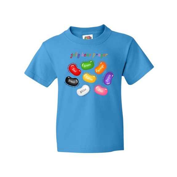 Inktastic Jelly Bean Prayer Youth T-Shirt