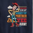 thumbnail image 3 of Toy Story 4 - Woody Giddy Up Partner - Toddler & Youth Crewneck Fleece Sweatshirt, 3 of 5