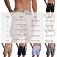 thumbnail image 3 of Men's Jacquard Textured Cargo Shorts 10" Inseam Summer Fashion Short Pants Elastic Waist Drawstring with Pockets 2026 Streetwear, 3 of 8