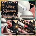 thumbnail image 4 of Pink Theme Happy Retirement Banner Gold Decor Retirement Party Display Balloon Arrangement Gift Box Design Festive Backdrop for Retirement Party Indoor Decoration Photo Backdrop, 4 of 9