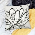 thumbnail image 2 of BANET Grey Spring Summer Throw Flowers Decorative Pillow Protectors for Living Room Couch Patio Car White, 2 of 5