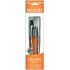 RSET-9112 | 4pc Camel Hair Flat/Round Brush Set