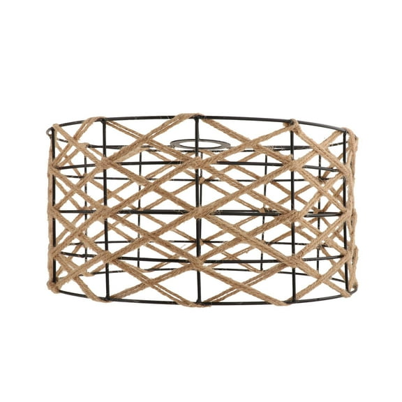 Boho Light Shade Accessories Woven Lampshade for Living Room Bedroom Kitchen