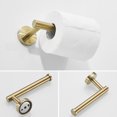 thumbnail image 2 of Accesorios de baño Toallero Estante Hardware Set Moderno Toalla de acero inoxidable Albornoz Gancho Papel higiénico, 2 of 8