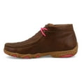 thumbnail image 2 of TWISTED X Adult Female Chukka Driving Moc Dark Tan/Pink Casual Shoes, Size: 7.5, Width: M, 2 of 6